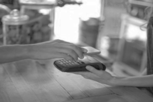 contactless payment in bars and restaurants